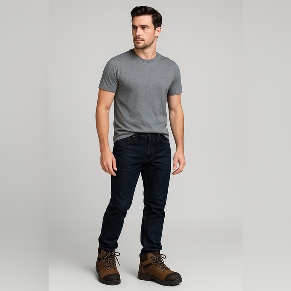 1061- Cat Caterpillar Waterproof Steel Toe Men’s Ankle Boots Size 9.5 NWT - Picture 1 of 10